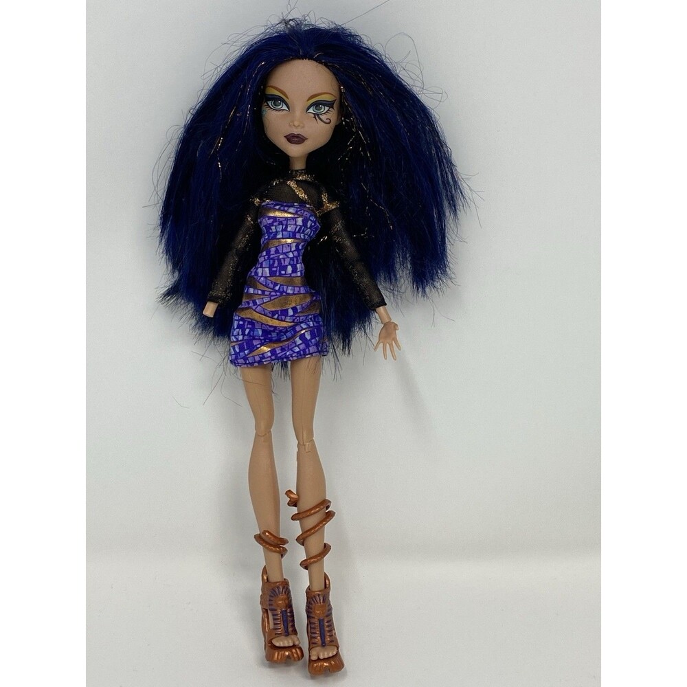 Monster High Boo York Cleo de Nile Doll 1186 Mattel 2008 *Missing Parts*Read